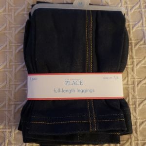 NWT Children's Place Denim Look Legging size m7/8